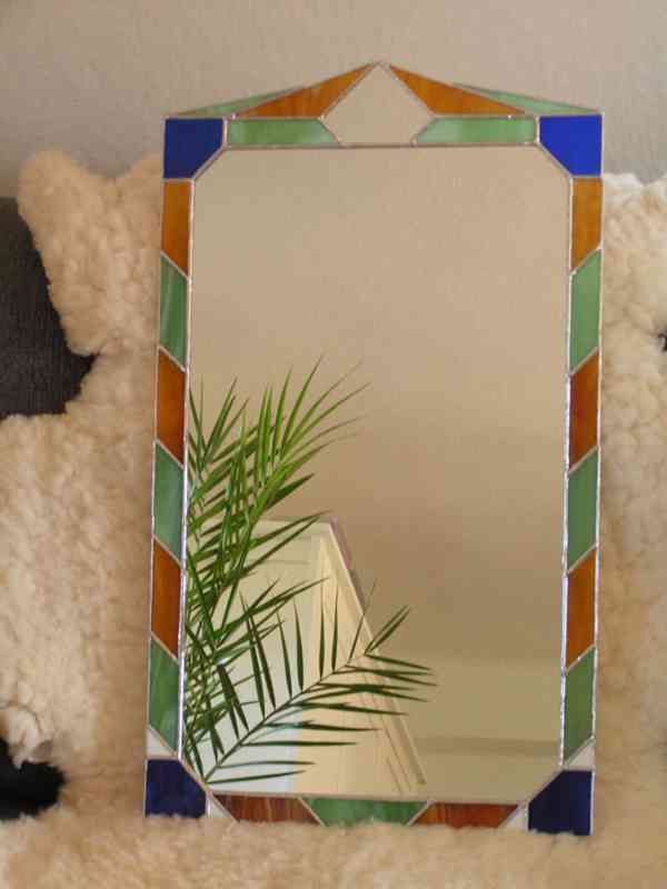 vitrážové zrcadlo - foto 3