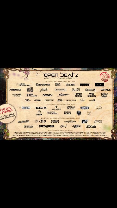 Listy na Open Beatz Festival 2018 - foto 1