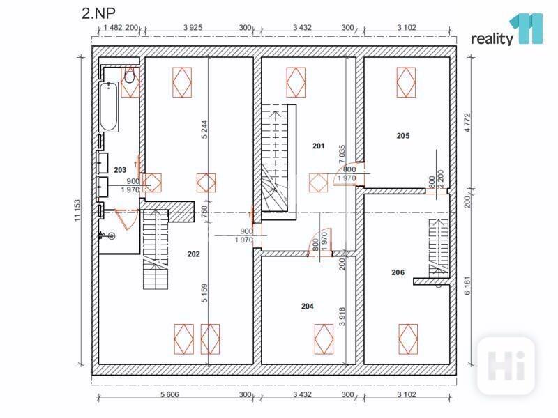 Pronájem, atypický rodinný dům, 279 m2, Pardubice - Zelené Předměstí - foto 14