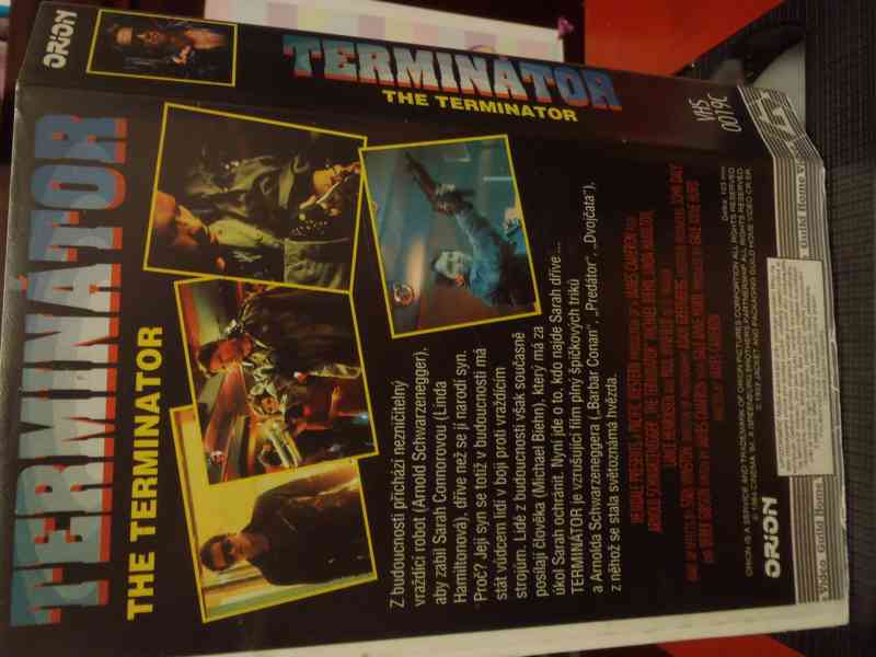 VHS Terminátor Guild Home Video TOP stav Arnold - foto 3