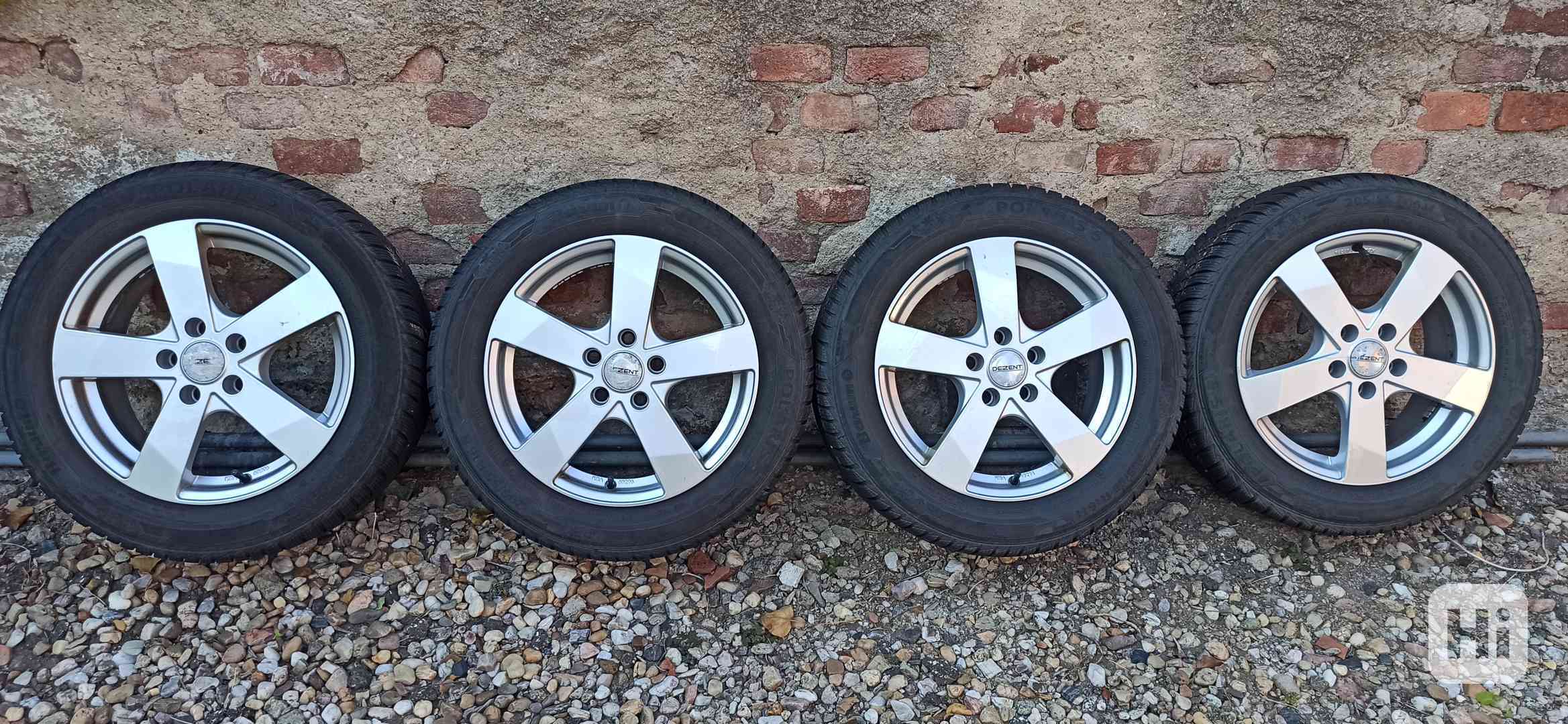 ALU kola DEZENT včetně zimních pneu Barum - foto 1