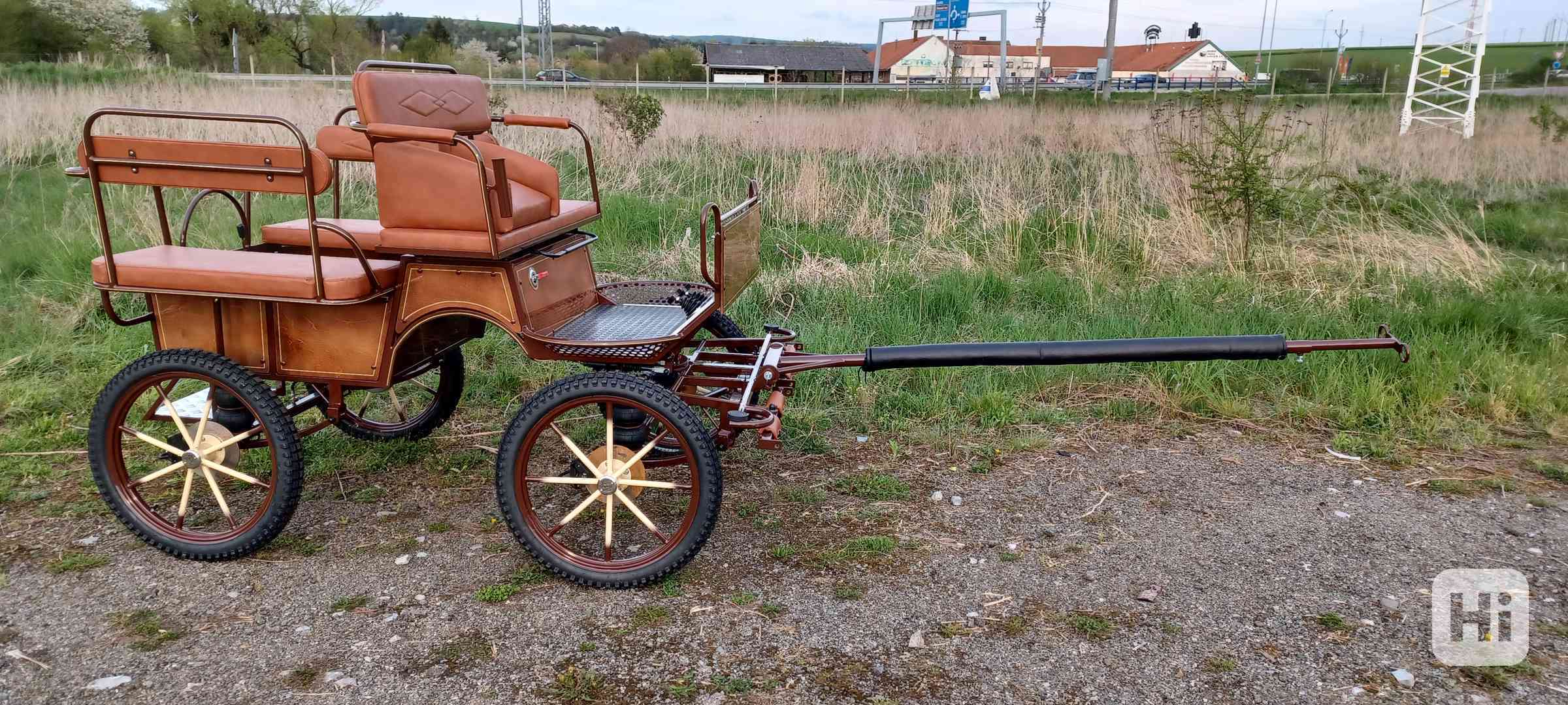 Bryčka kočár vagoneta maraton koňský povoz - foto 1