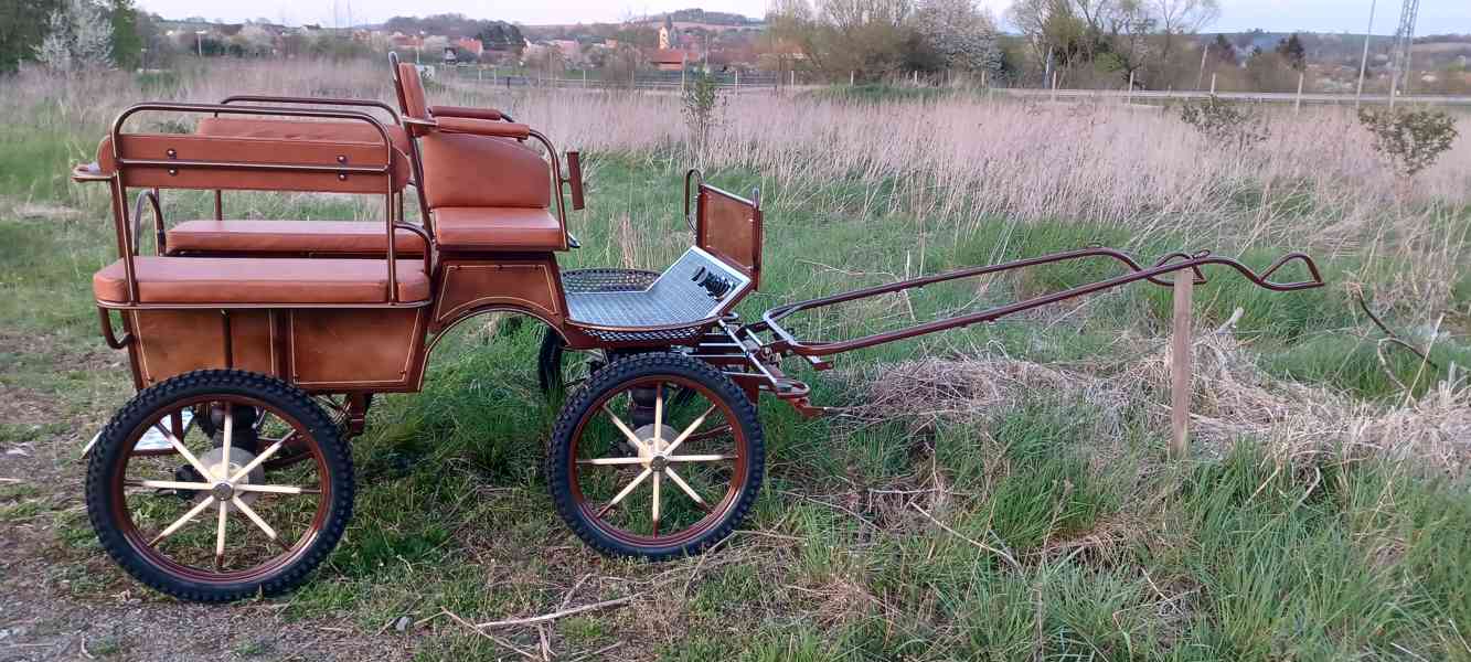 Bryčka kočár vagoneta maraton koňský povoz - foto 2