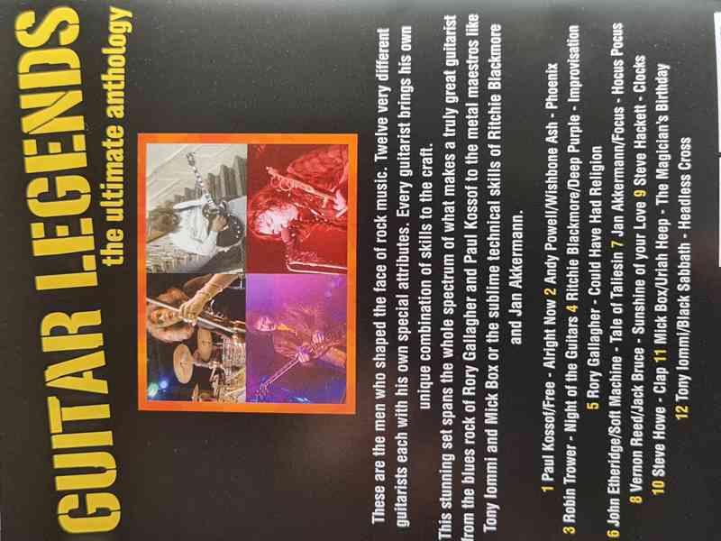 DVD - GUITAR LEGENDS / The Ultimate Anthology - foto 2
