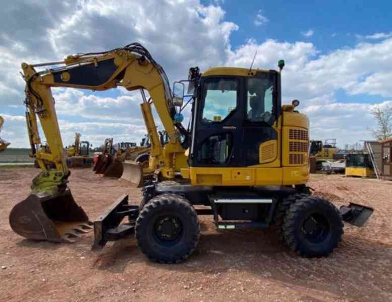 13.8t rypadlo kolové opěry Komatsu - foto 3