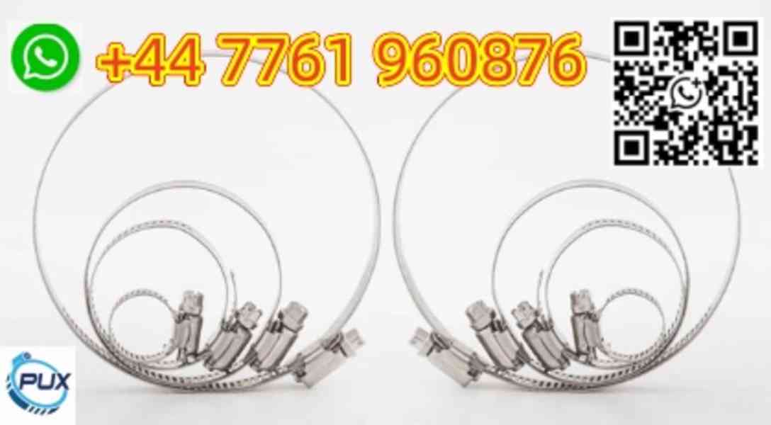 Hose clamps can be seen everywhere Stock
