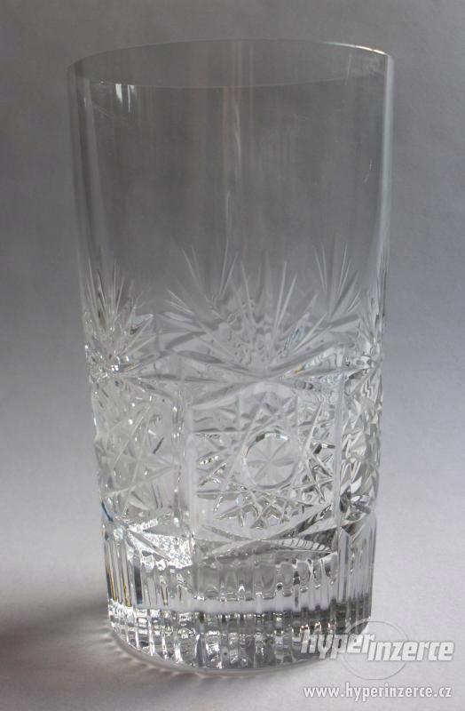 Broušené sklo - sklenička - foto 2