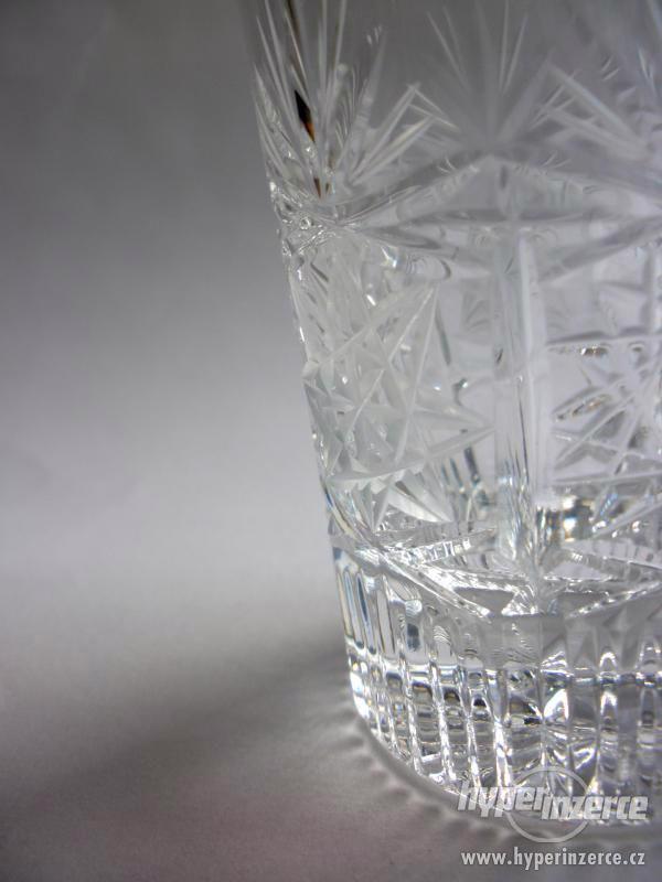 Broušené sklo - sklenička - foto 4