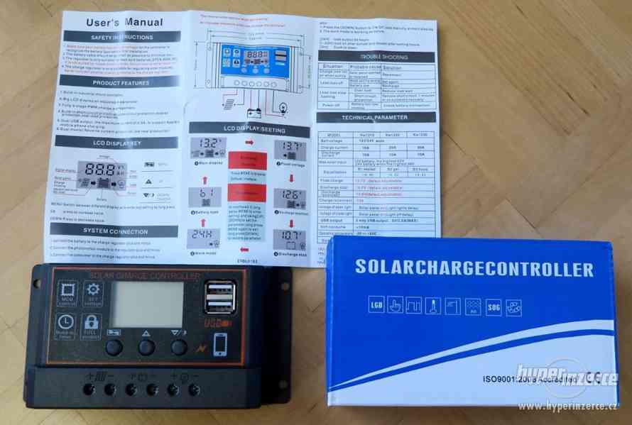 Solární panel fotovoltaický polykrystal 150W - 12V - foto 5