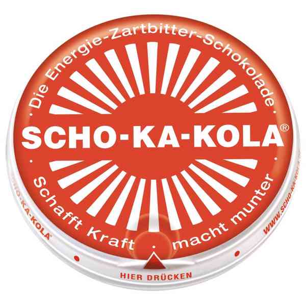 Scho-Ka-Kola čokoláda energetická hořká 100g - foto 1