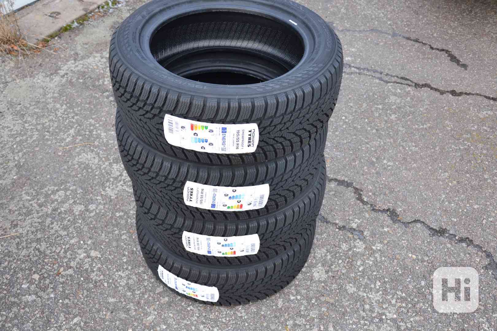 Nové zimní pneu  195/55 R16 Nokian Snowproof 1 - foto 1