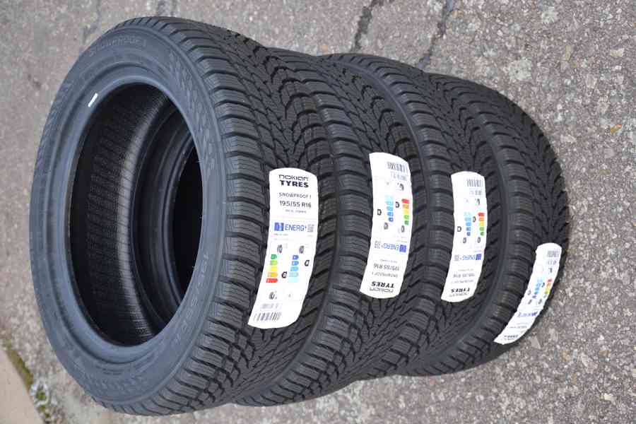 Nové zimní pneu  195/55 R16 Nokian Snowproof 1 - foto 4
