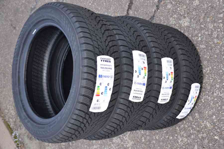 Nové zimní pneu  195/55 R16 Nokian Snowproof 1 - foto 3