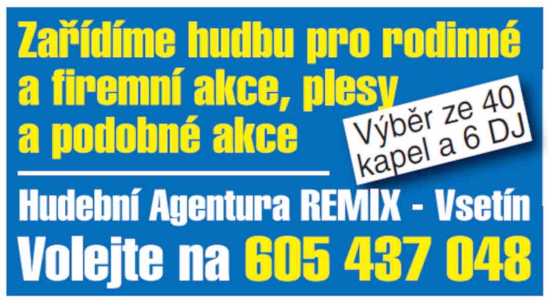 ŽIVÁ HUDBA NA OSLAVY, SVATBY, PLESY + DJ - ZLÍNSKÝ KRAJ - foto 23