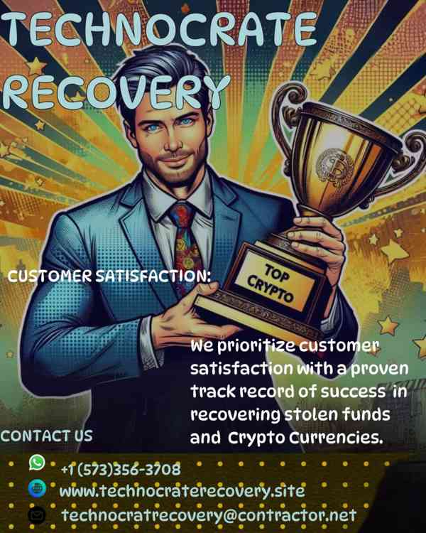 WANT TO GET BACK STOLEN CRYPTO ASSETS-TECHNOCRATE RECOVERY - foto 1