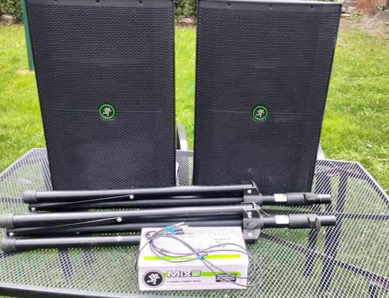Mackie Thump 215 Aktivní reproboxy, mixážní pult, stojany - foto 2