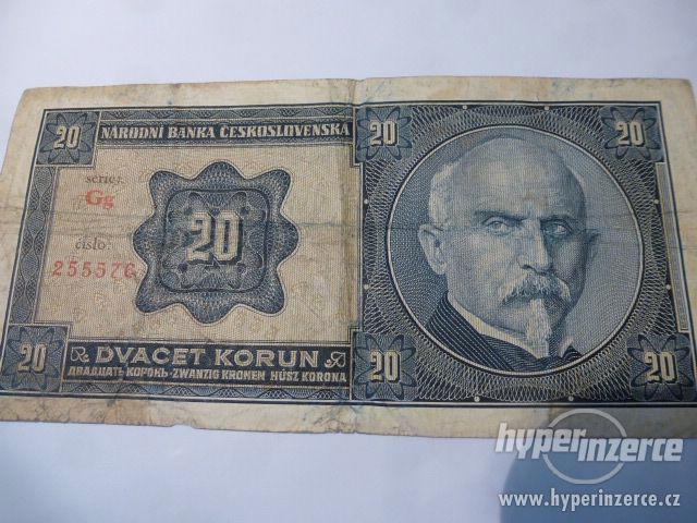 Bankovka dvacet korun - rok 1926 - foto 1