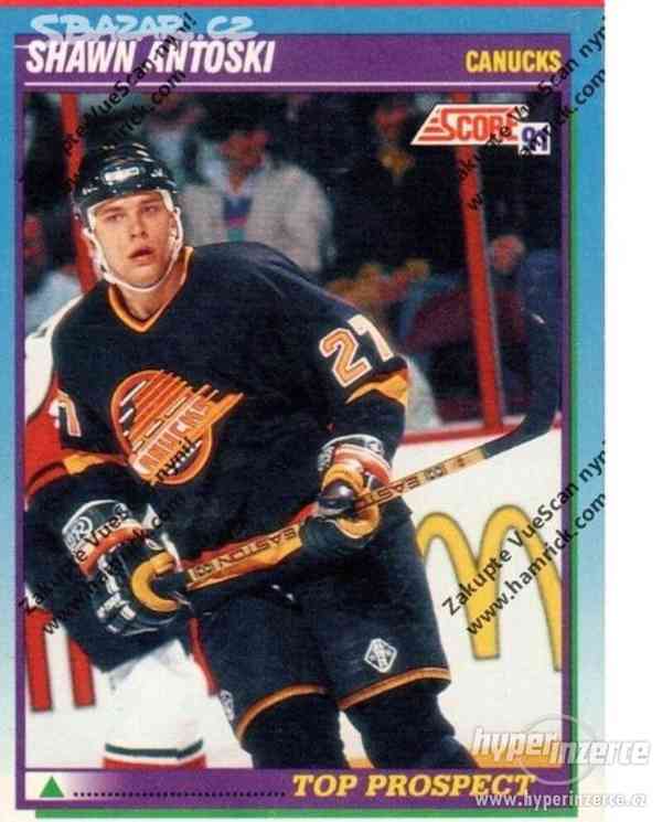 Shawn Antoski - Vancouver Canucks kartička Score 1991 NHL - foto 1