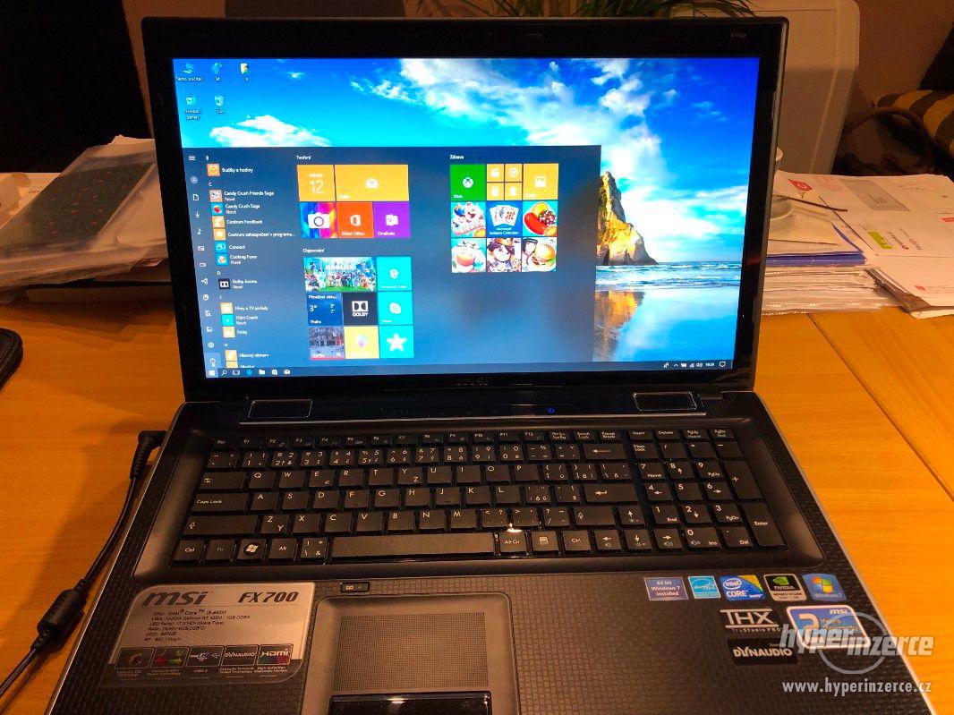 Notebook MSI FX700 MS1751 bazar Hyperinzerce.cz