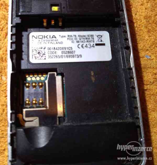 Výsuvná Nokia 6280 - k opravě nebo na náhradní díly!!! - foto 10