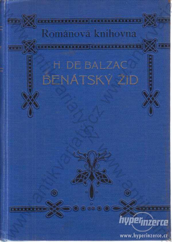 Benátský Žid Honoré de Balzac 1924 - foto 1