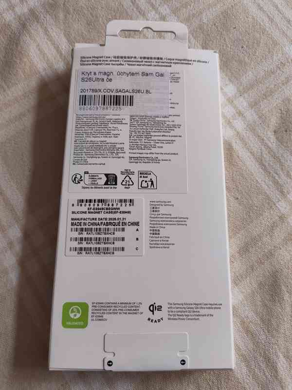 Kryt s magnetickým úchytem pro Samsung Galaxy S26 Ultra čern - foto 2