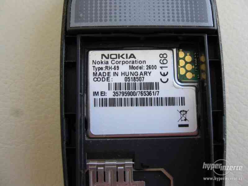 Nokia 2600 - plně funkční mobilní telefony z r.2004 - foto 11