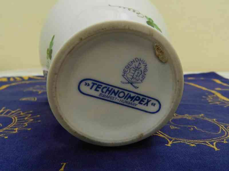 Porcelánová ručně malovaná Váza Technoimpex Herend Hungary - foto 3
