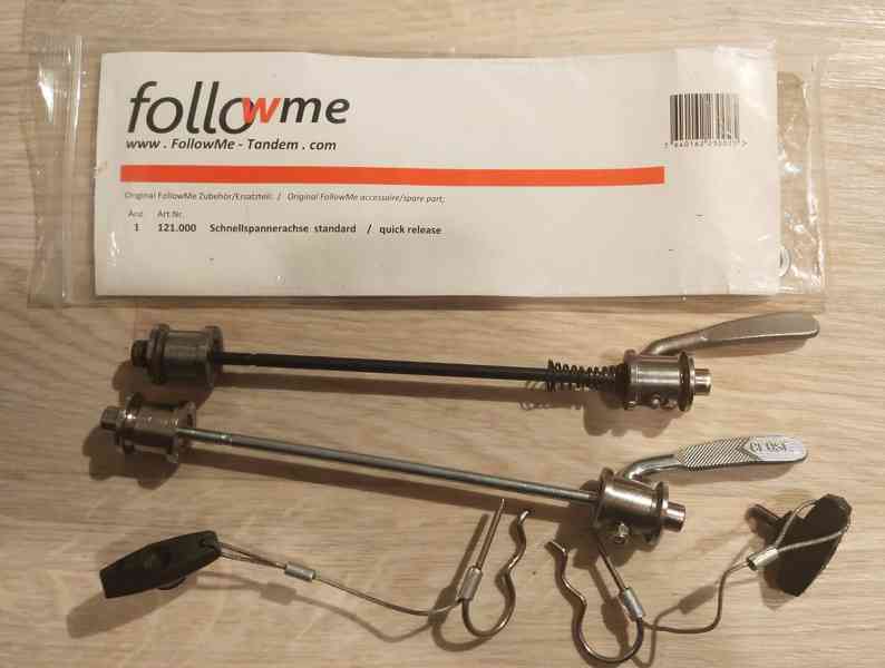 Tandemový závěs Follow Me, 2× adaptér dítě a rodič - foto 4