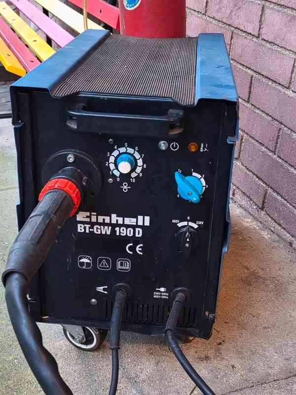 Prodám co2 svářečku EINHELL BT-GW 190 D.(MAX 190 A) + BOMBA  - foto 3