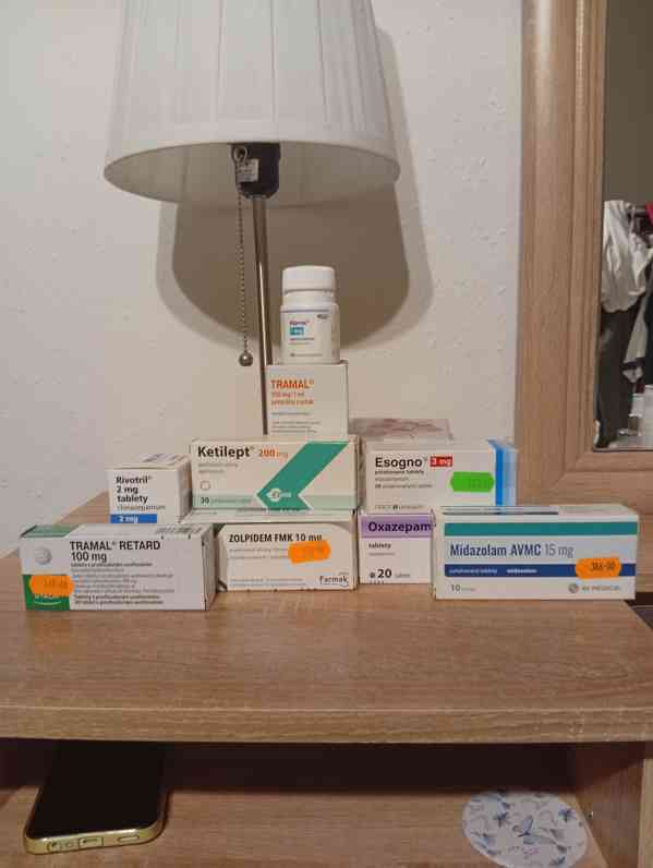 Léky na spaní, psychiku a bolest 