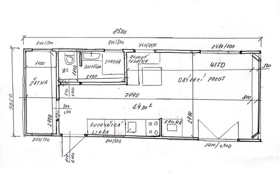Mobilní domek chalet mobilheim celoroční - foto 11