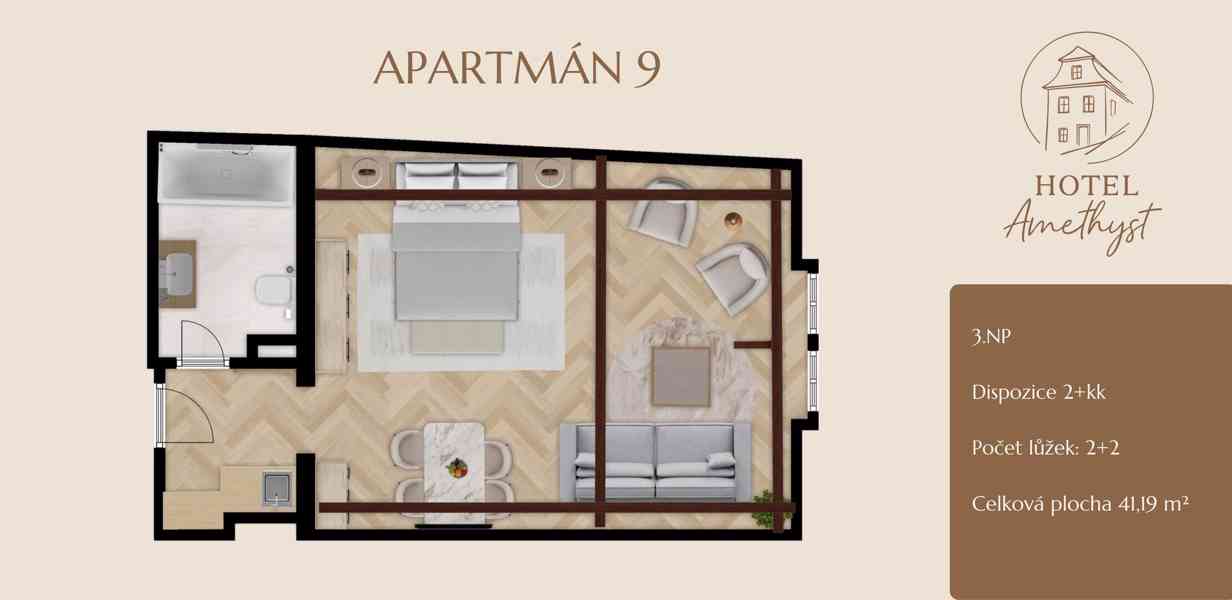 Prodej apartmánů 41 m² - foto 2