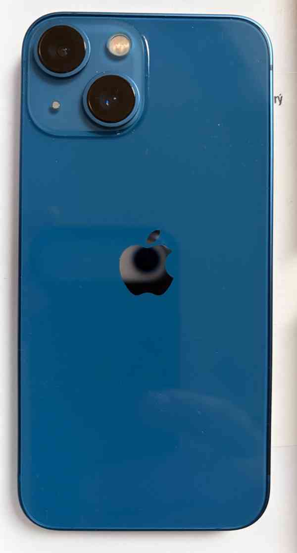 iPhone 13 mini 128 modrý, obal, sluchátka - foto 5