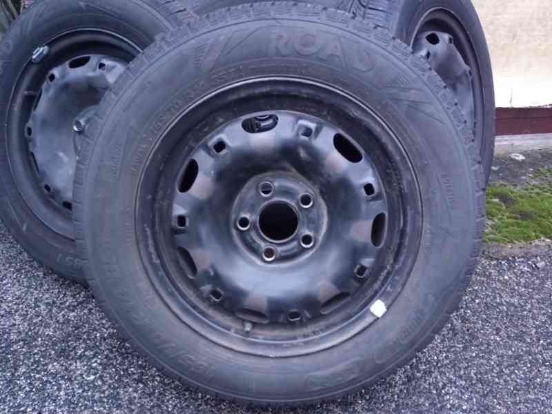 Prodám 4x letní pneu Sebring 165/70 R14 85T + 4x disky plech - foto 5