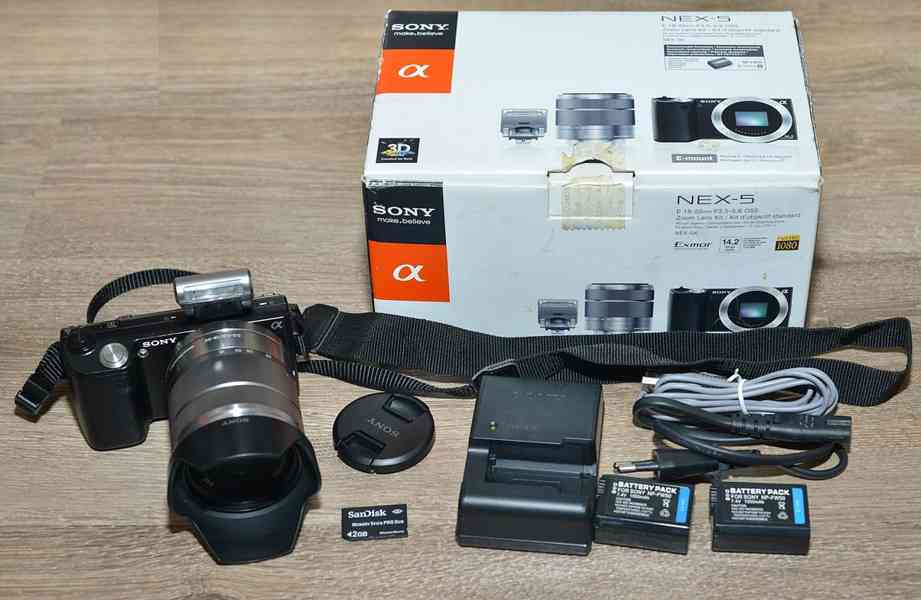 Sony NEX-5 + 18-55 mm *14MPix*Full HDV* 950 Exp. - foto 3