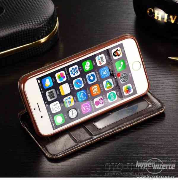Kožené elegantní pouzdro pro APPLE iPhone 6, 6S - 4,7 " - foto 4