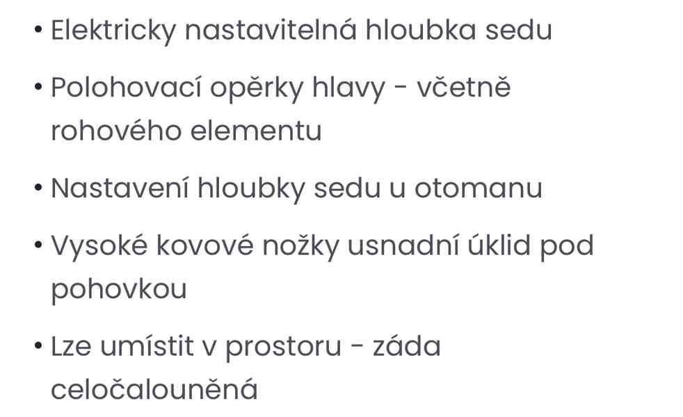 Krásná velká rohová sedačka - levý roh  - foto 5