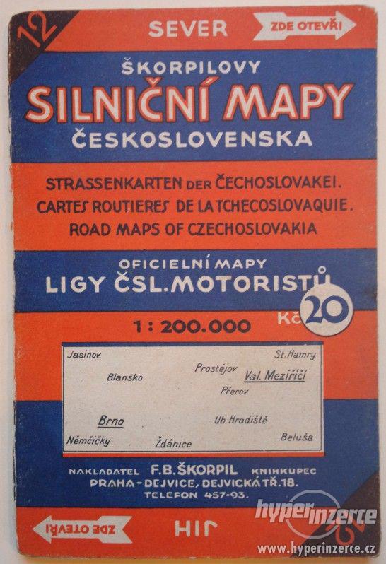 Škorpilovy silniční mapy - mapa č. 12 - foto 1