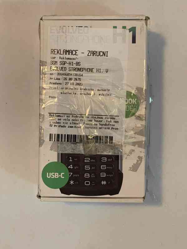 EVOLVEO StrongPhone H1 SGP-H1-BS – odolný tlačítkový tele... - foto 5