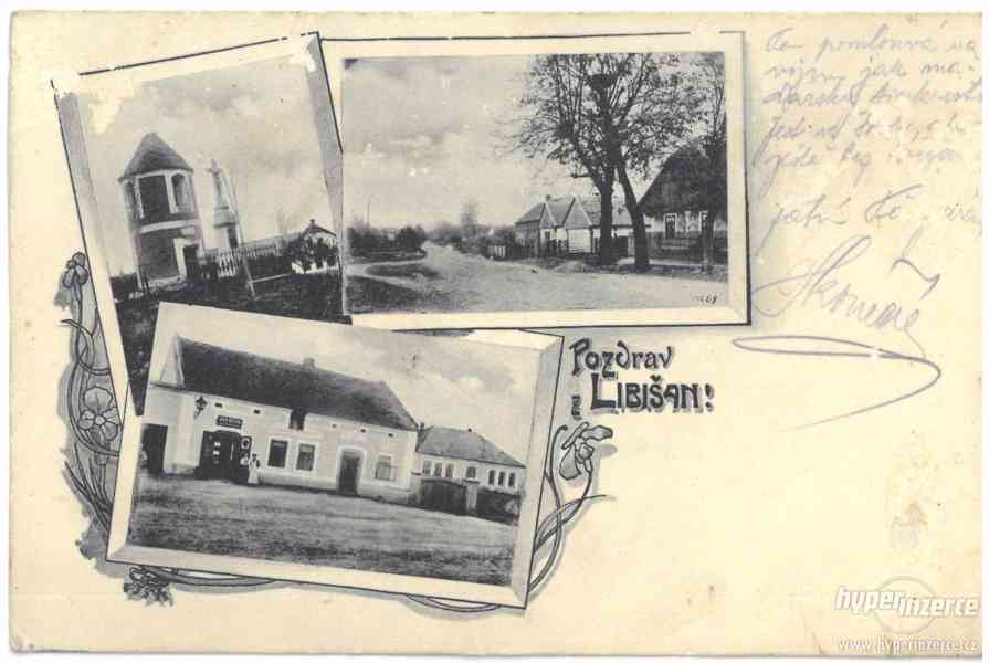 Stará pohlednice - Libišany - foto 1