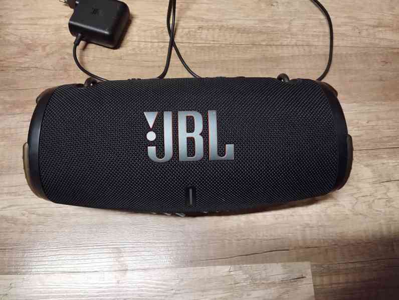 Repro JBL EXTREME 3 s krabici, popruh s otvirakem, nabíječka - foto 5