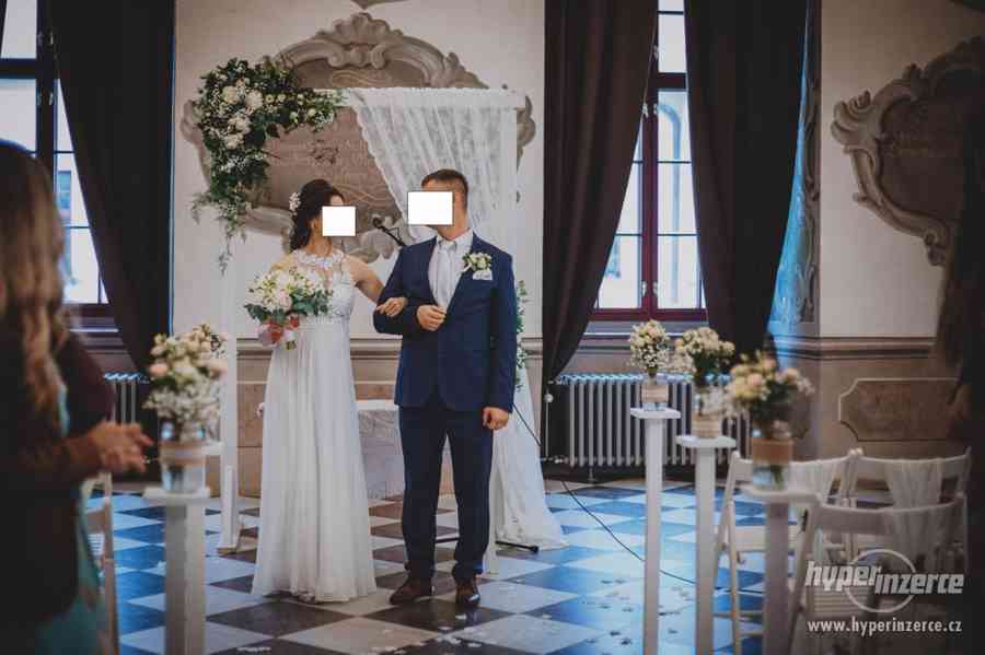 Krásné svatební šaty ve stylu Boho, vel. 36 - foto 3