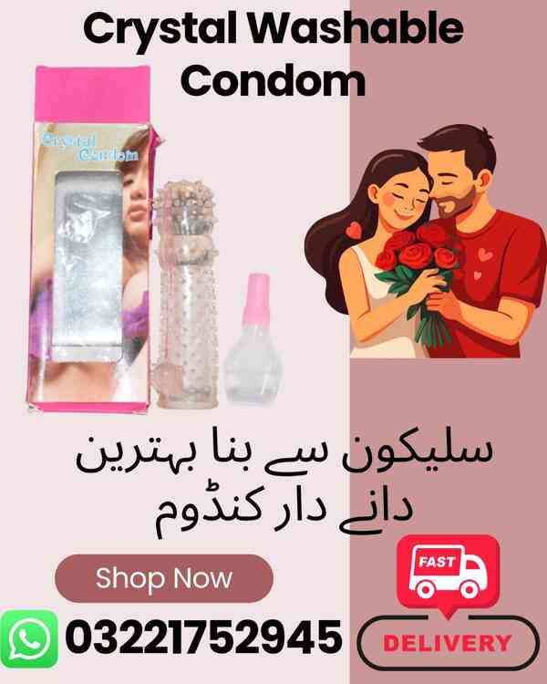 Buy Crystal Silicone Washable Reusable Condom In Pakistan