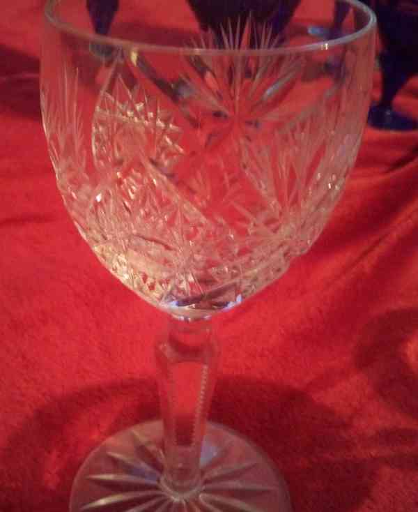 Prodám sadu broušených sklenic - foto 4
