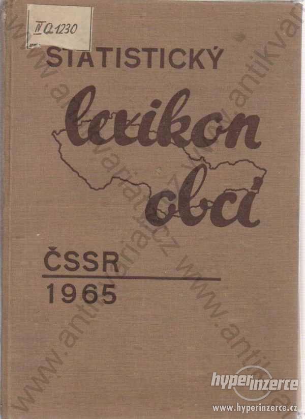 Statistický lexikon obcí 1966 - foto 1