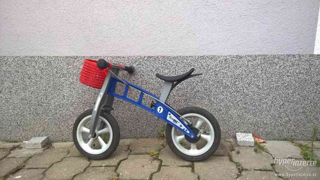 Odrážedlo FIRSTBIKE  šedo-modré - foto 5