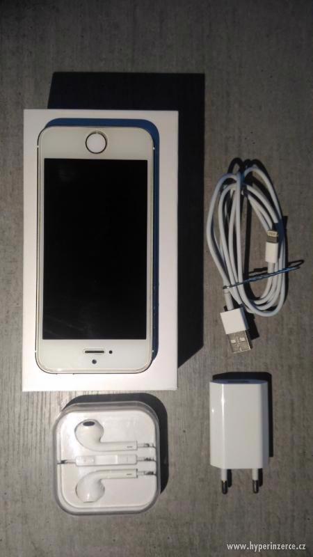 APPLE Iphone 5S Silver 16 GB + SKLO + KRYT - foto 1