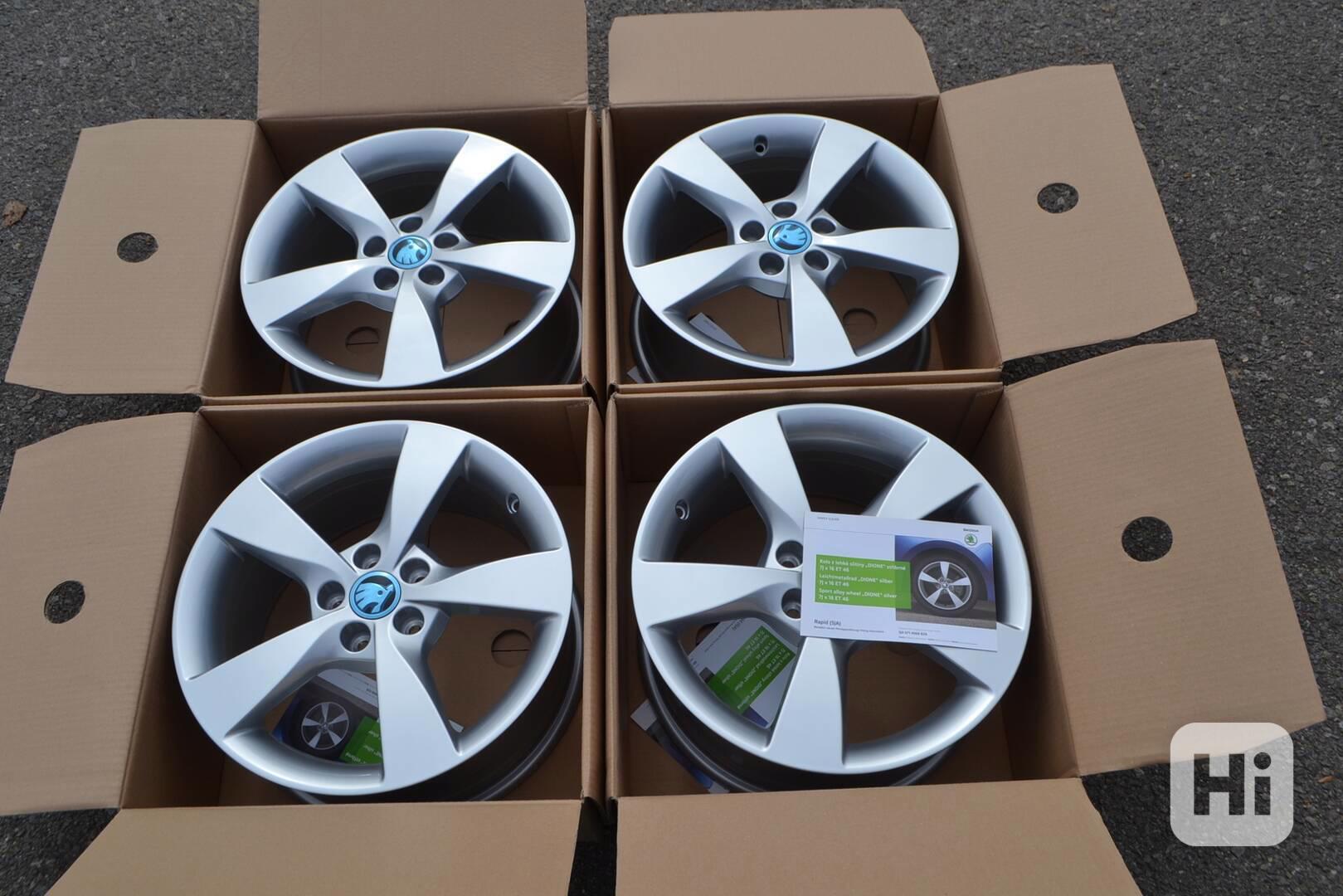 Š.Rapid, Fabia III, Seat Toledo – 16 NOVÉ orig.alu disků R16 - foto 1