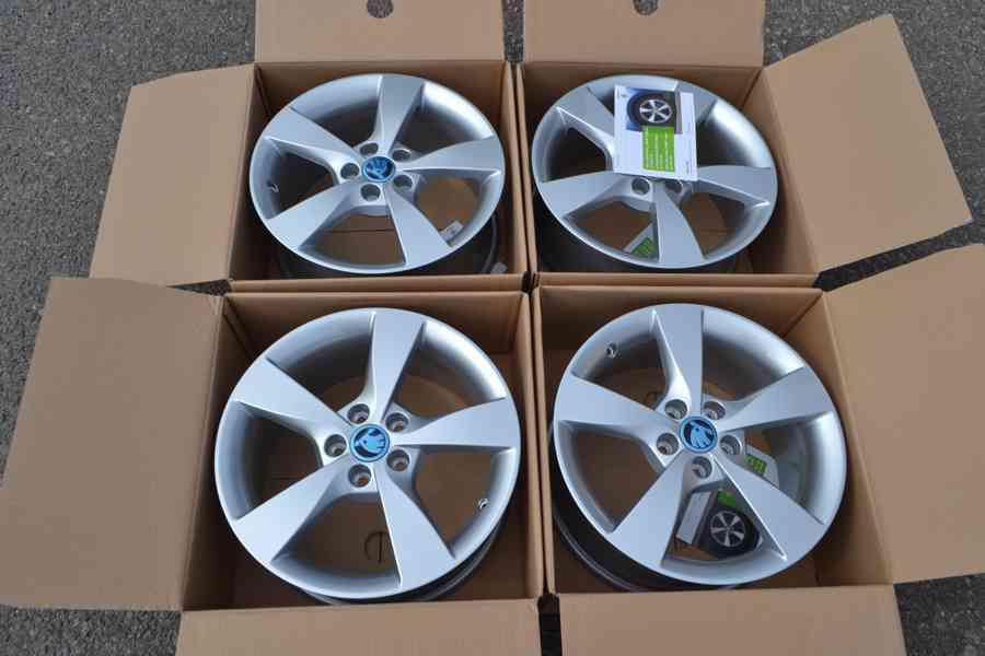 Š.Rapid, Fabia III, Seat Toledo – 16 NOVÉ orig.alu disků R16 - foto 6